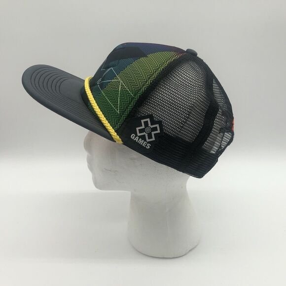 X Games Trucker Cap Hat Retro Snap Back Adjustable Embroidered Logo - Picture 4 of 7